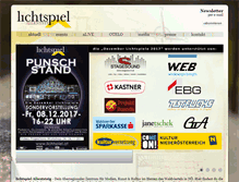 Tablet Screenshot of lichtspiel.at